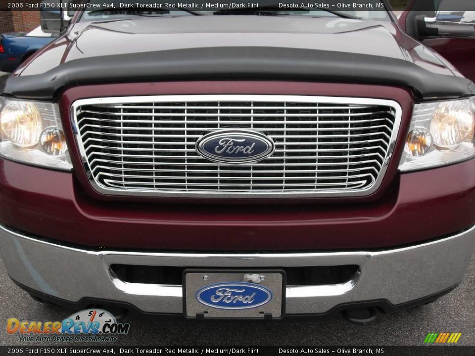 2006 Ford F150 XLT SuperCrew 4x4 Dark Toreador Red Metallic / Medium/Dark Flint Photo #20