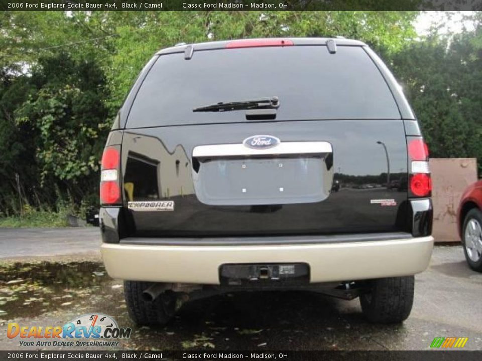 2006 Ford Explorer Eddie Bauer 4x4 Black / Camel Photo #3