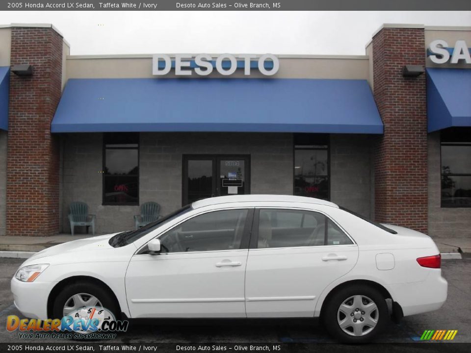 2005 Honda Accord LX Sedan Taffeta White / Ivory Photo #1