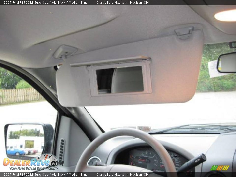 2007 Ford F150 XLT SuperCab 4x4 Black / Medium Flint Photo #24