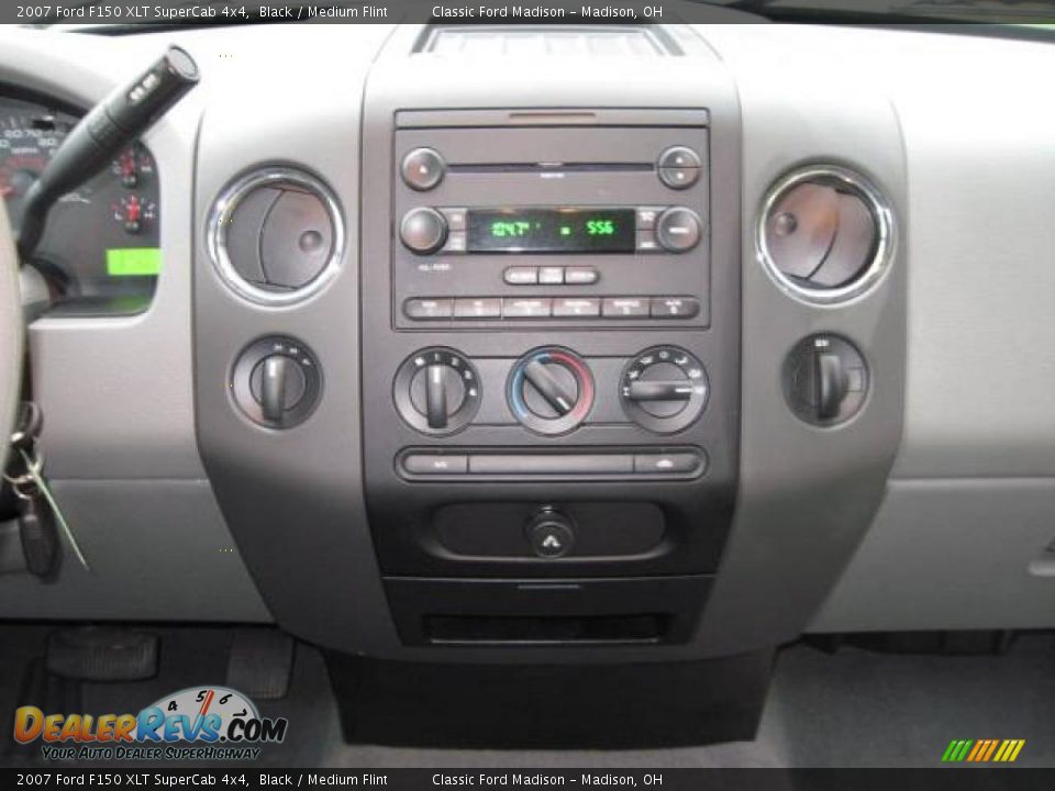 2007 Ford F150 XLT SuperCab 4x4 Black / Medium Flint Photo #25