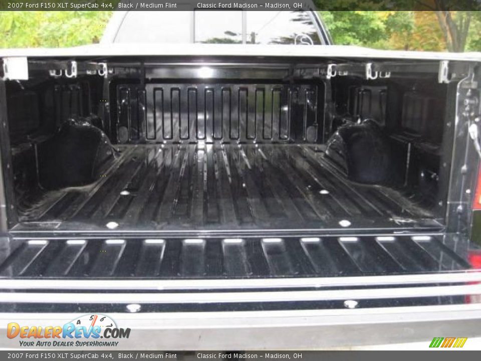 2007 Ford F150 XLT SuperCab 4x4 Black / Medium Flint Photo #29