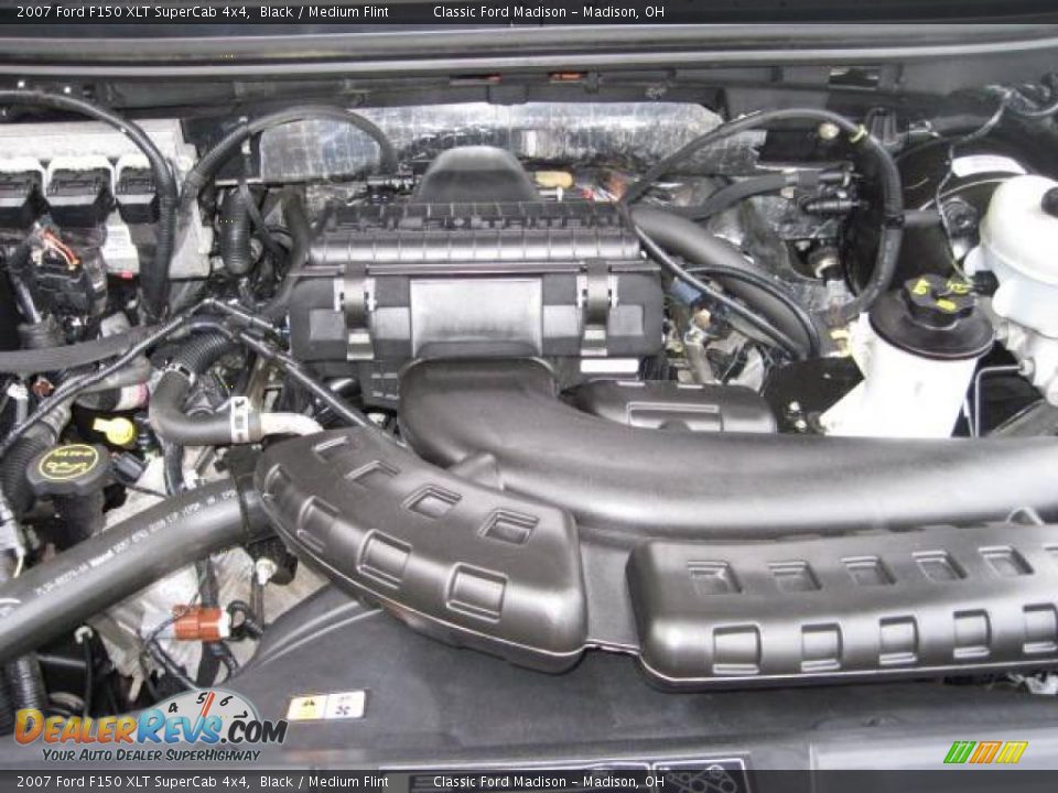 2007 Ford F150 XLT SuperCab 4x4 Black / Medium Flint Photo #30