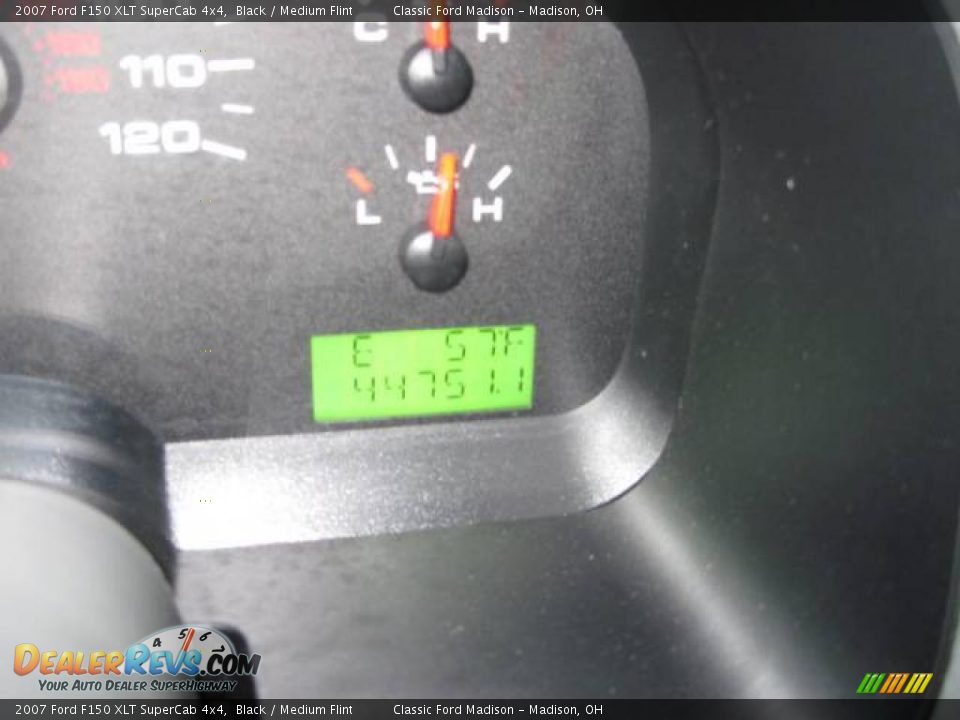2007 Ford F150 XLT SuperCab 4x4 Black / Medium Flint Photo #31