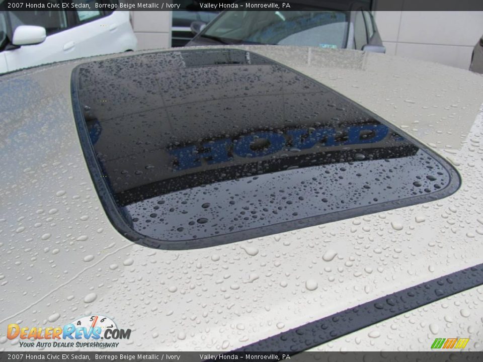2007 Honda Civic EX Sedan Borrego Beige Metallic / Ivory Photo #3