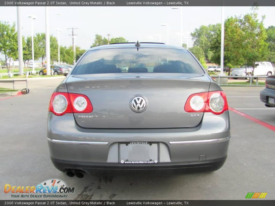 2006 Volkswagen Passat 2.0T Sedan United Grey Metallic / Black Photo #4