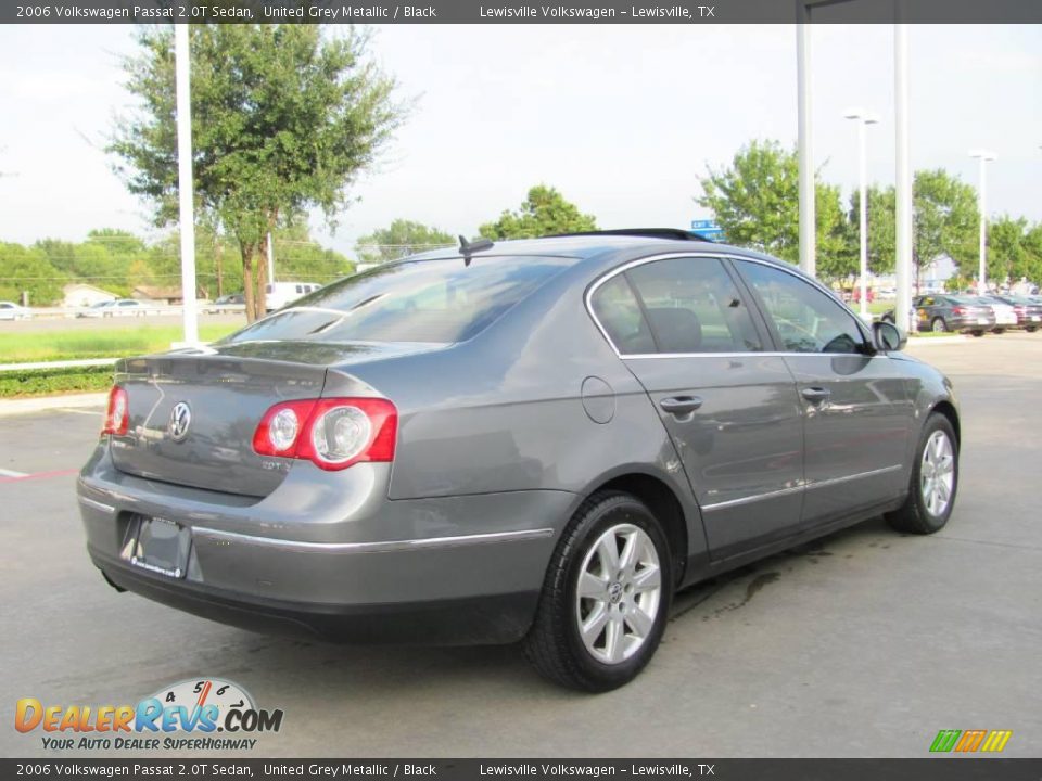 2006 Volkswagen Passat 2.0T Sedan United Grey Metallic / Black Photo #5
