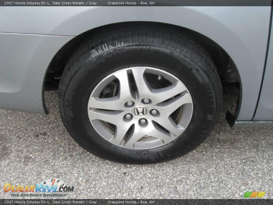2007 Honda Odyssey EX-L Slate Green Metallic / Gray Photo #5