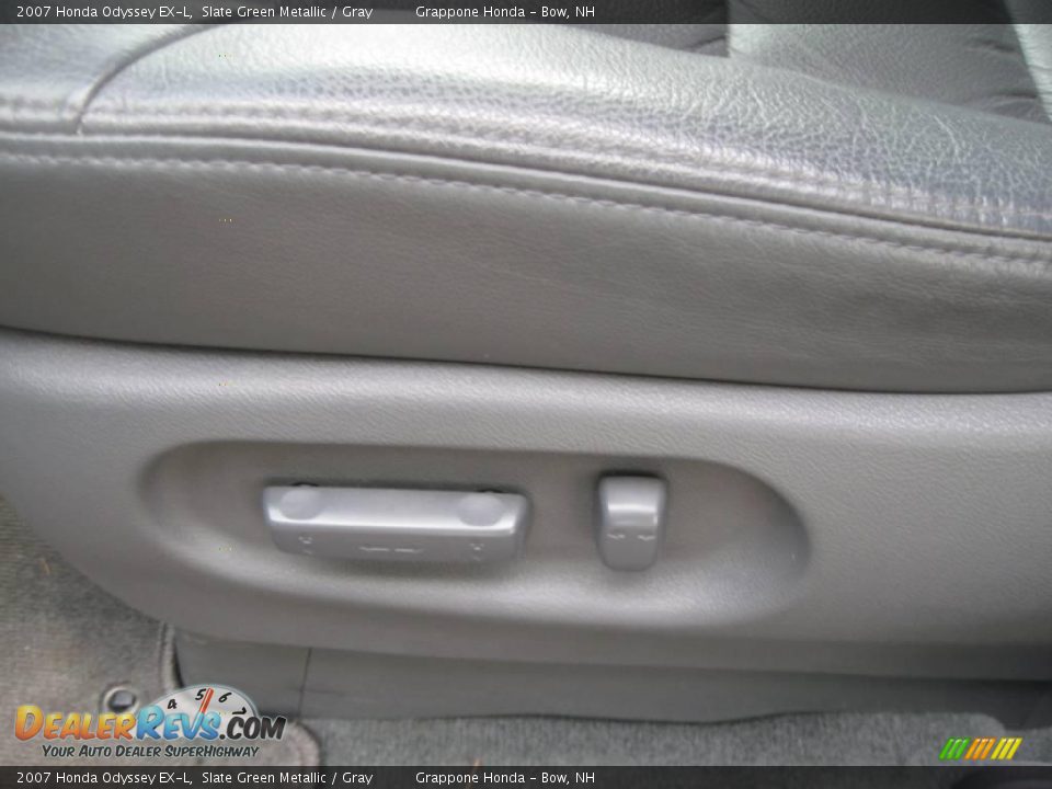 2007 Honda Odyssey EX-L Slate Green Metallic / Gray Photo #11