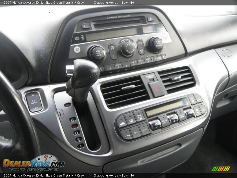 2007 Honda Odyssey EX-L Slate Green Metallic / Gray Photo #12