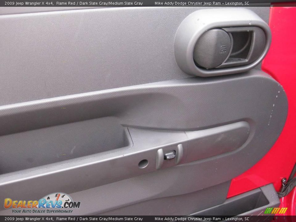 2009 Jeep Wrangler X 4x4 Flame Red / Dark Slate Gray/Medium Slate Gray Photo #10