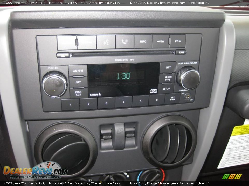2009 Jeep Wrangler X 4x4 Flame Red / Dark Slate Gray/Medium Slate Gray Photo #11