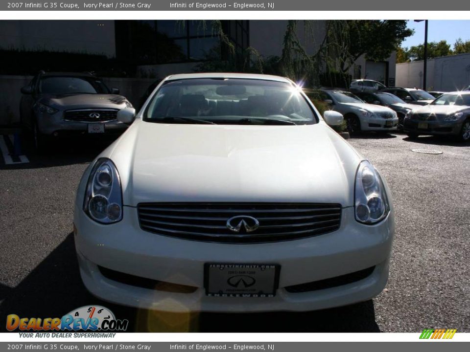 2007 Infiniti G 35 Coupe Ivory Pearl / Stone Gray Photo #2