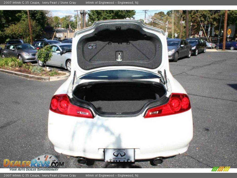 2007 Infiniti G 35 Coupe Ivory Pearl / Stone Gray Photo #20