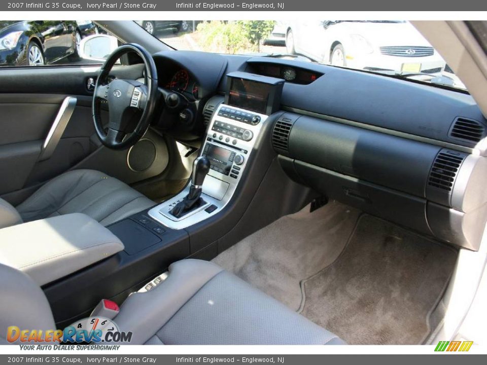 2007 Infiniti G 35 Coupe Ivory Pearl / Stone Gray Photo #22
