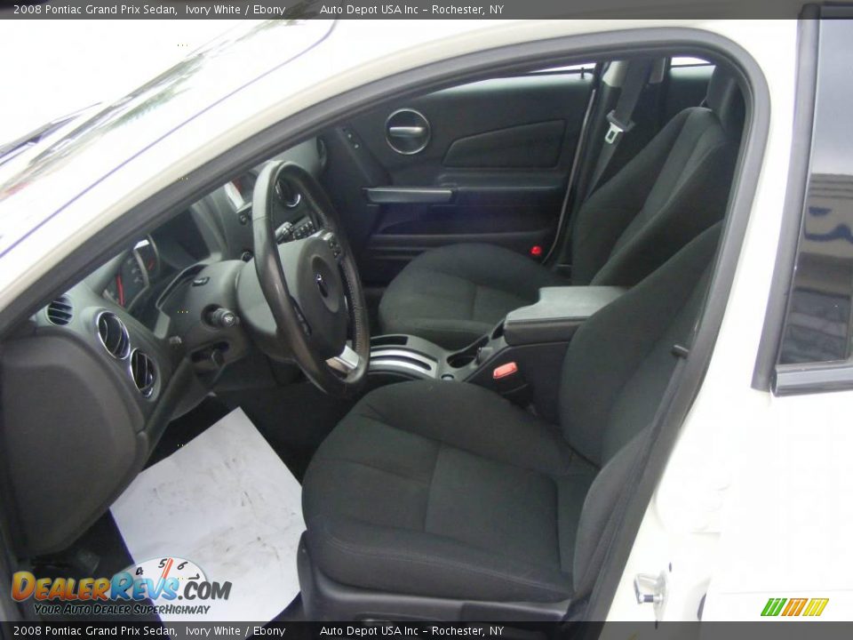 2008 Pontiac Grand Prix Sedan Ivory White / Ebony Photo #8