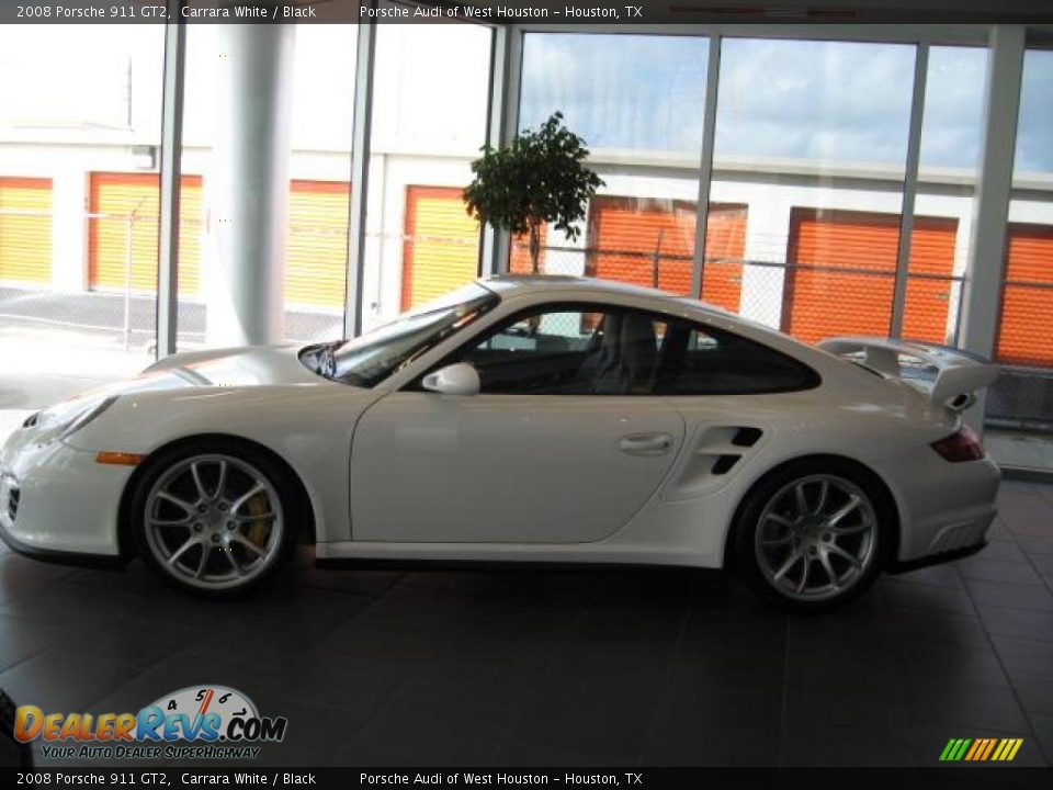 2008 Porsche 911 GT2 Carrara White / Black Photo #2