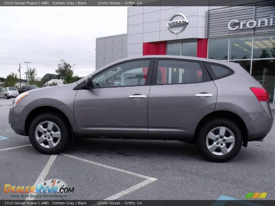 2010 Nissan Rogue S AWD Gotham Gray / Black Photo #2