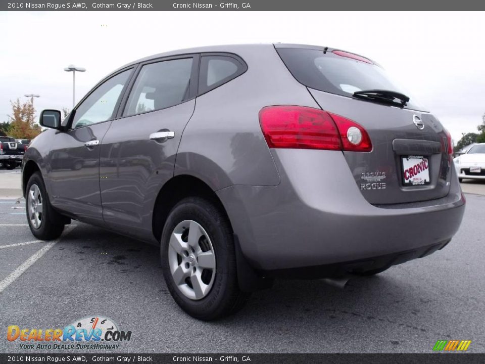 2010 Nissan Rogue S AWD Gotham Gray / Black Photo #3