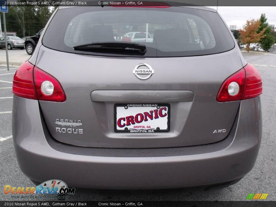 2010 Nissan Rogue S AWD Gotham Gray / Black Photo #4