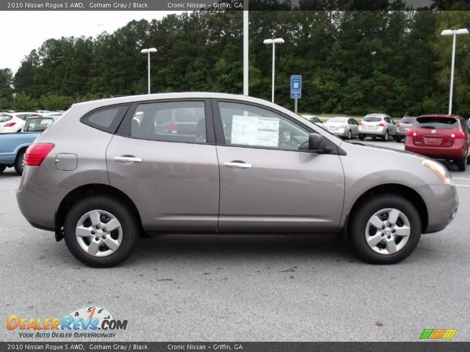 2010 Nissan Rogue S AWD Gotham Gray / Black Photo #6