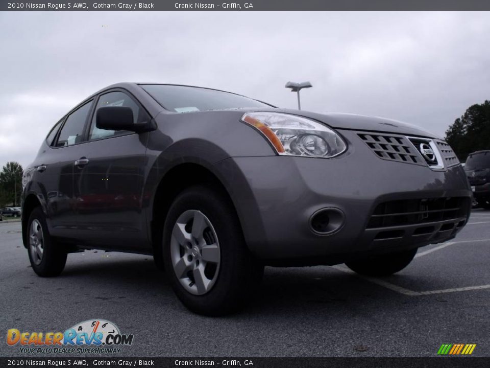 2010 Nissan Rogue S AWD Gotham Gray / Black Photo #7