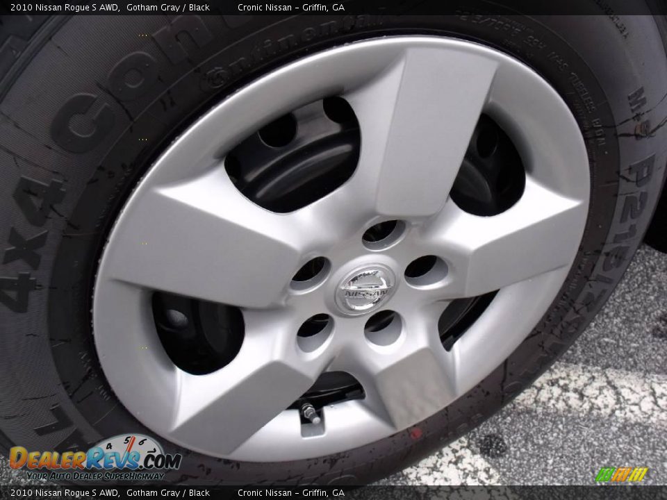 2010 Nissan Rogue S AWD Gotham Gray / Black Photo #9