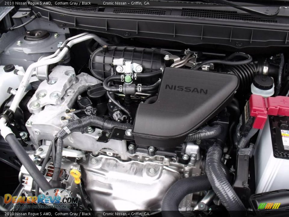 2010 Nissan Rogue S AWD Gotham Gray / Black Photo #11