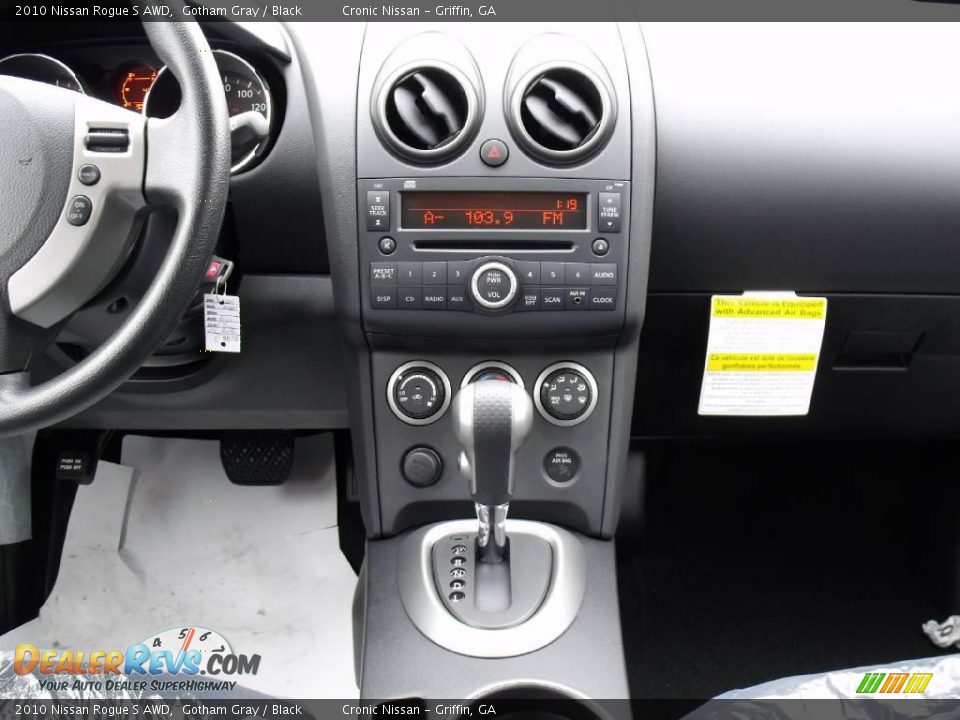 2010 Nissan Rogue S AWD Gotham Gray / Black Photo #12