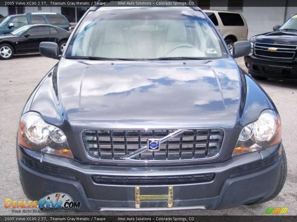 2005 Volvo XC90 2.5T Titanium Gray Metallic / Taupe Photo #1