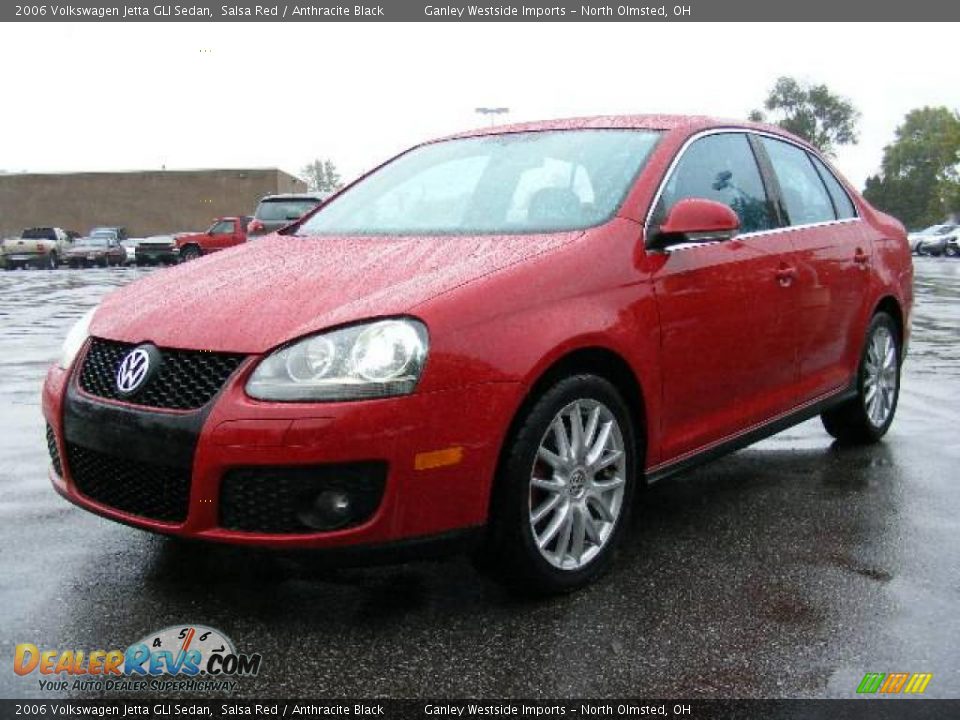 2006 Volkswagen Jetta GLI Sedan Salsa Red / Anthracite Black Photo #1