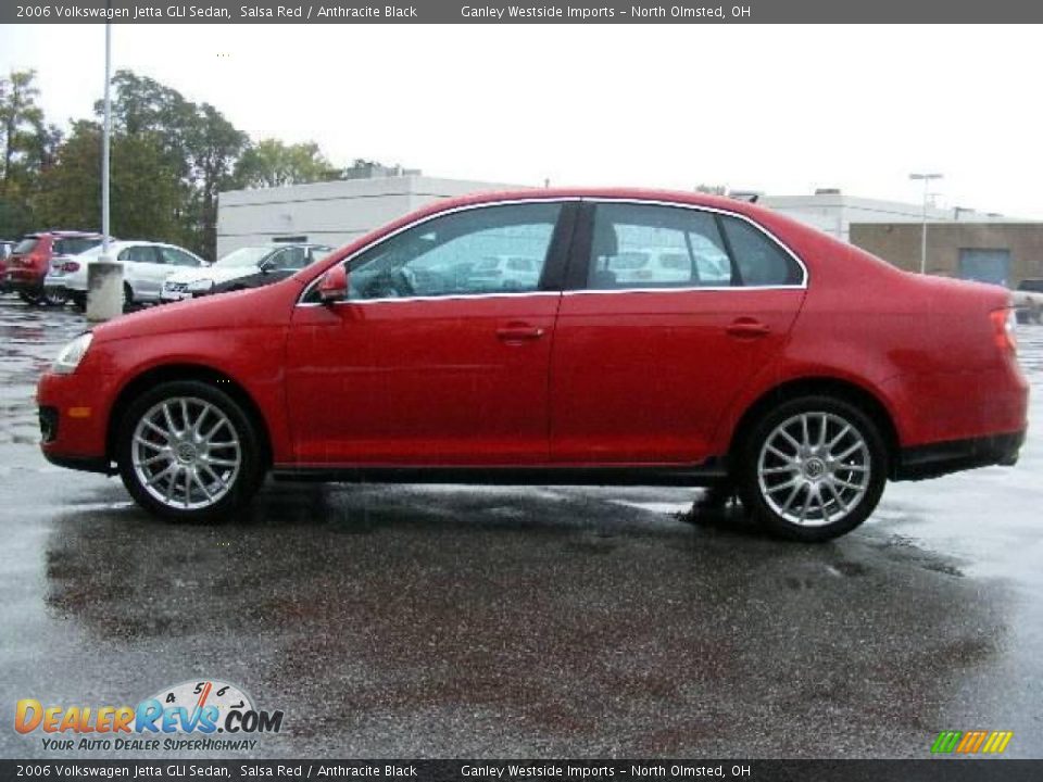 2006 Volkswagen Jetta GLI Sedan Salsa Red / Anthracite Black Photo #2