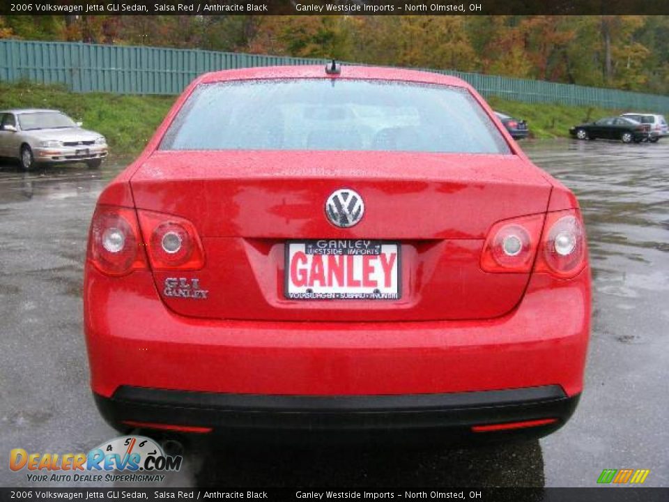 2006 Volkswagen Jetta GLI Sedan Salsa Red / Anthracite Black Photo #4