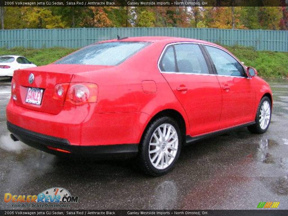 2006 Volkswagen Jetta GLI Sedan Salsa Red / Anthracite Black Photo #5