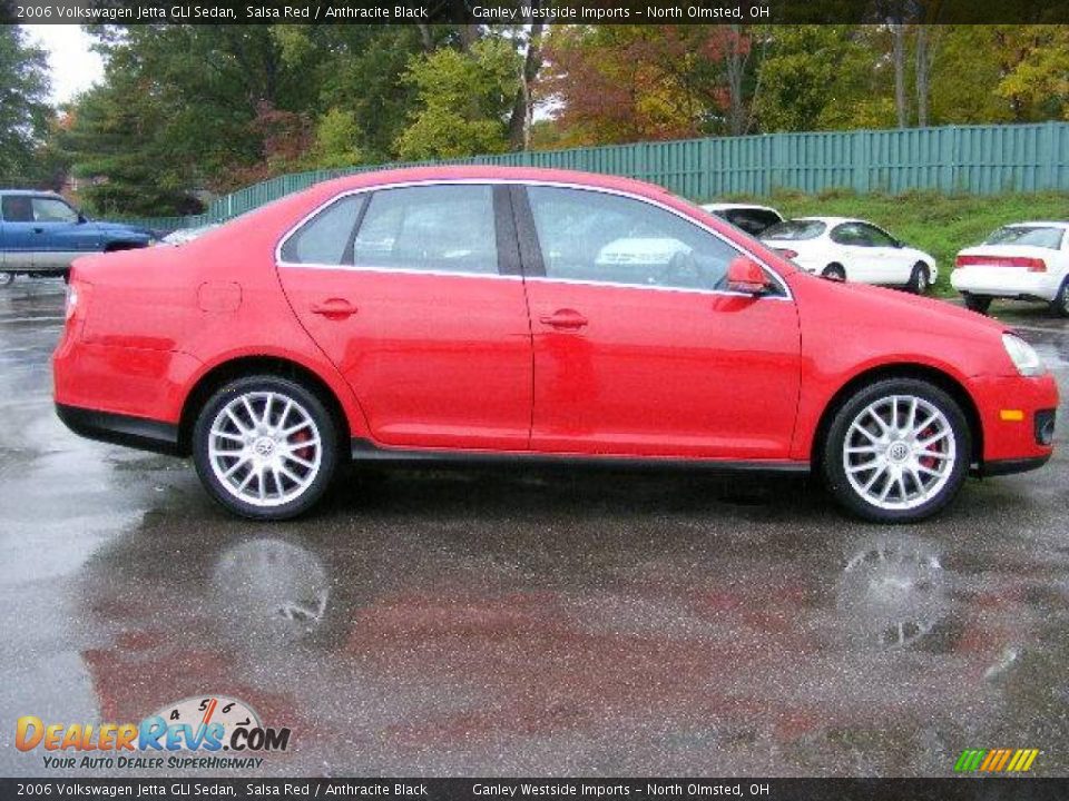 2006 Volkswagen Jetta GLI Sedan Salsa Red / Anthracite Black Photo #6