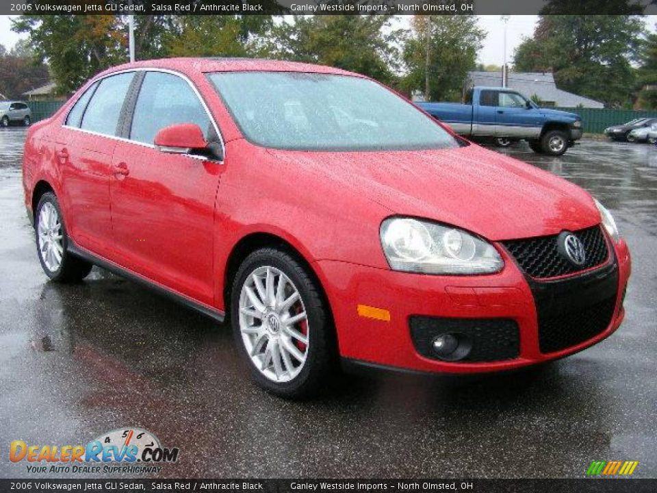 2006 Volkswagen Jetta GLI Sedan Salsa Red / Anthracite Black Photo #7