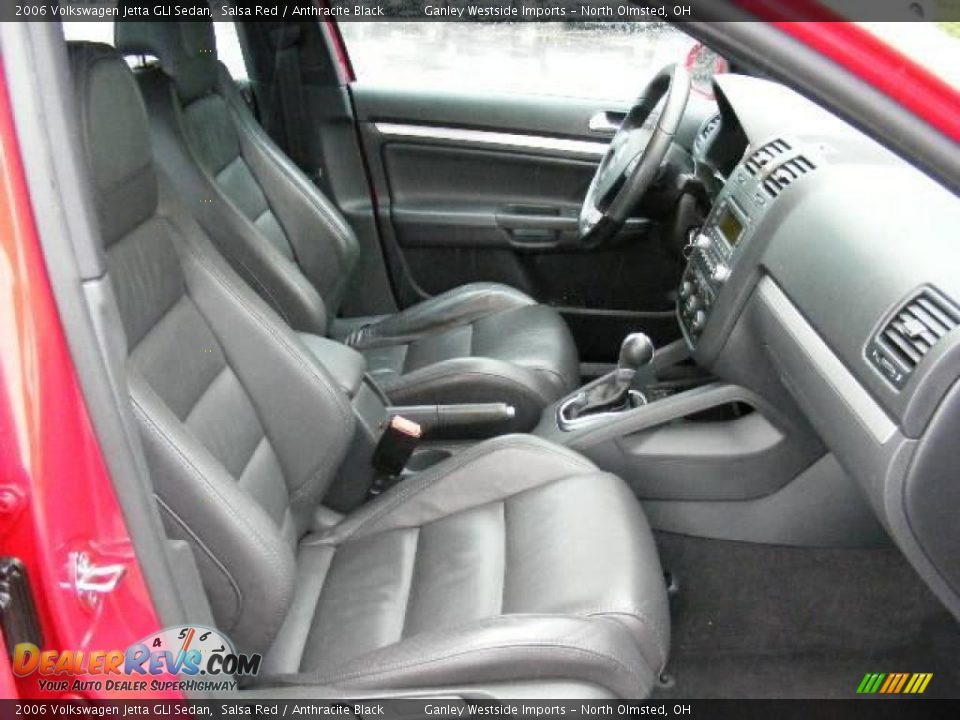 2006 Volkswagen Jetta GLI Sedan Salsa Red / Anthracite Black Photo #13