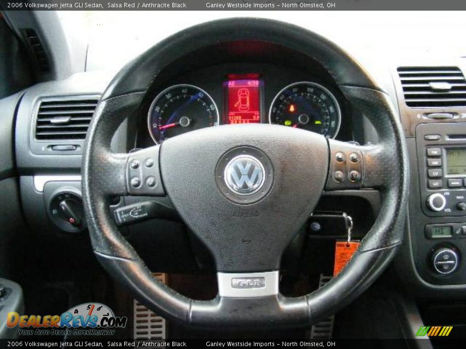 2006 Volkswagen Jetta GLI Sedan Salsa Red / Anthracite Black Photo #15