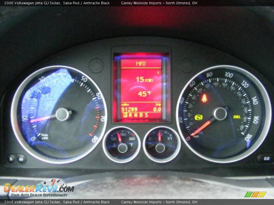 2006 Volkswagen Jetta GLI Sedan Salsa Red / Anthracite Black Photo #16