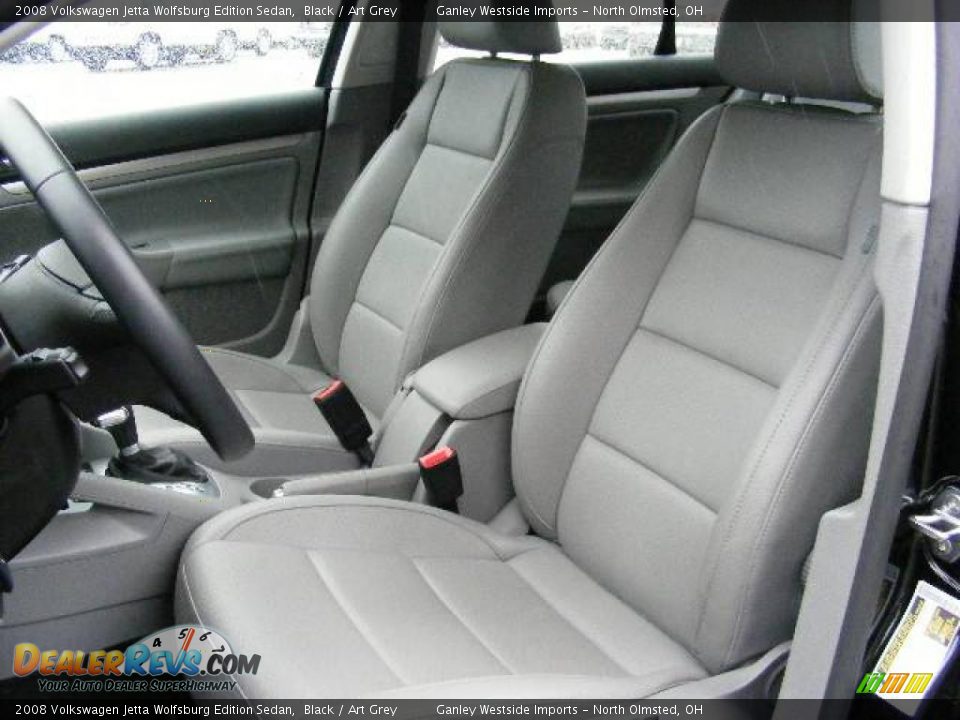 2008 Volkswagen Jetta Wolfsburg Edition Sedan Black / Art Grey Photo #9