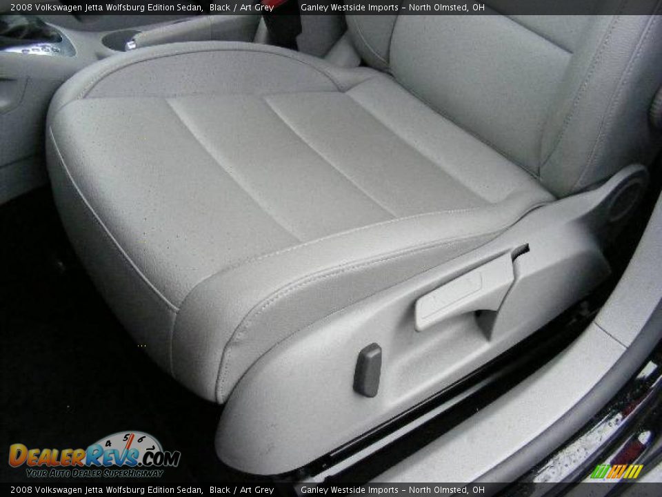 2008 Volkswagen Jetta Wolfsburg Edition Sedan Black / Art Grey Photo #10