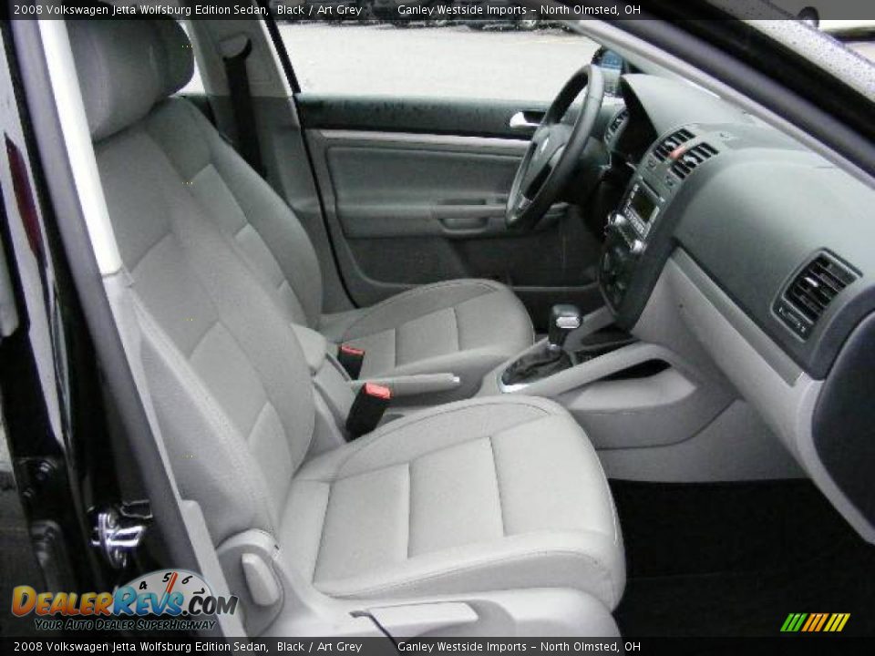 2008 Volkswagen Jetta Wolfsburg Edition Sedan Black / Art Grey Photo #13