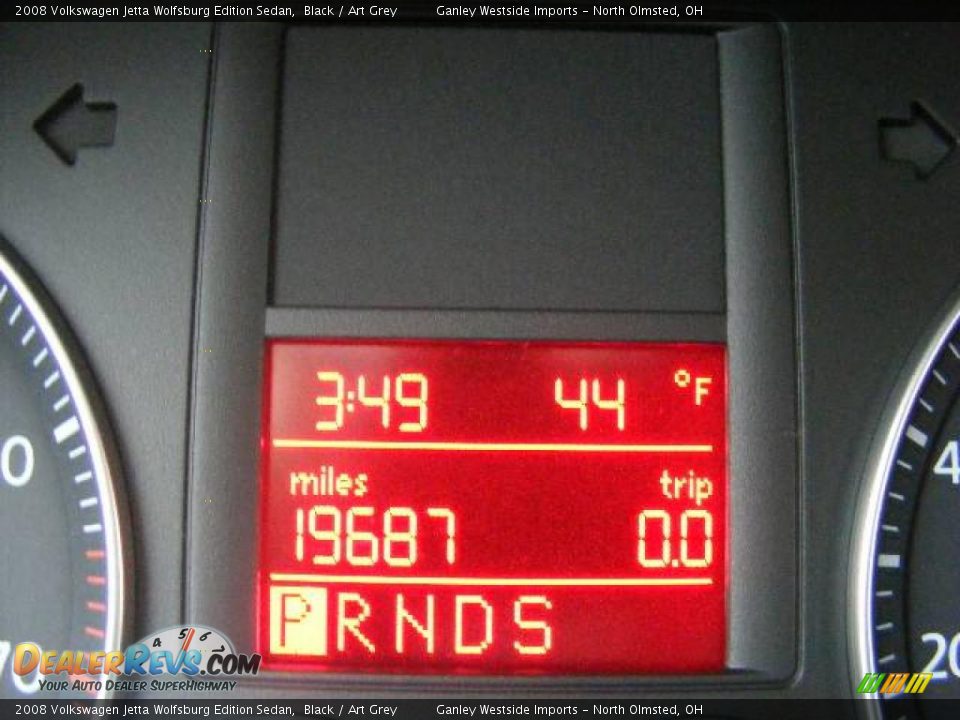 2008 Volkswagen Jetta Wolfsburg Edition Sedan Black / Art Grey Photo #17