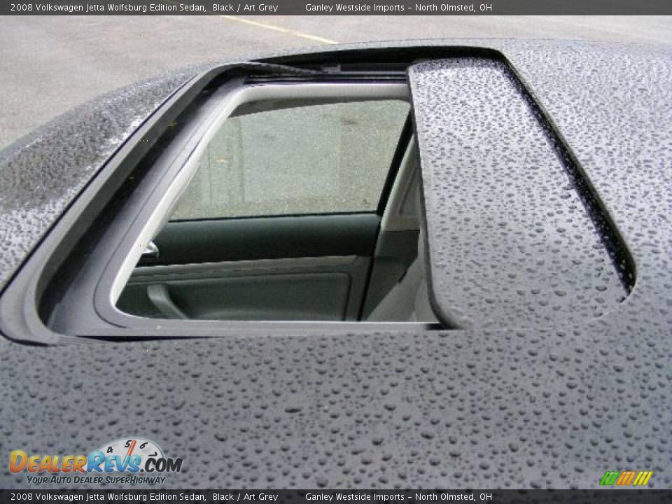 2008 Volkswagen Jetta Wolfsburg Edition Sedan Black / Art Grey Photo #20
