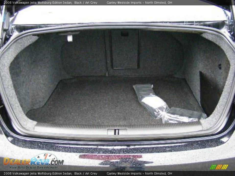 2008 Volkswagen Jetta Wolfsburg Edition Sedan Black / Art Grey Photo #21