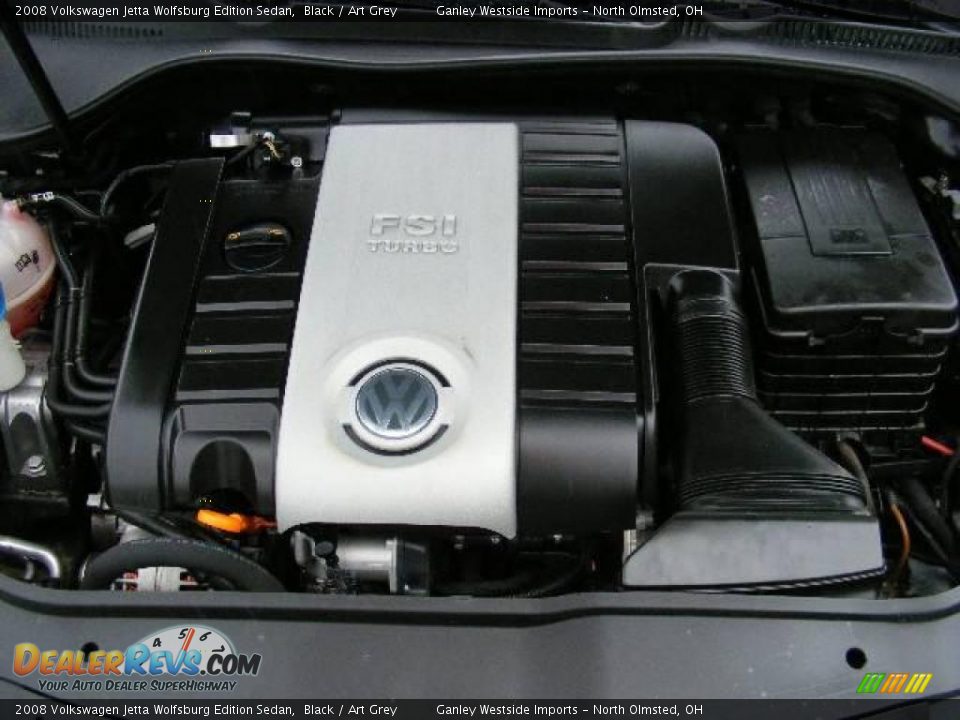 2008 Volkswagen Jetta Wolfsburg Edition Sedan Black / Art Grey Photo #23