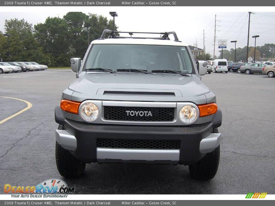 2009 Toyota FJ Cruiser 4WD Titanium Metallic / Dark Charcoal Photo #13