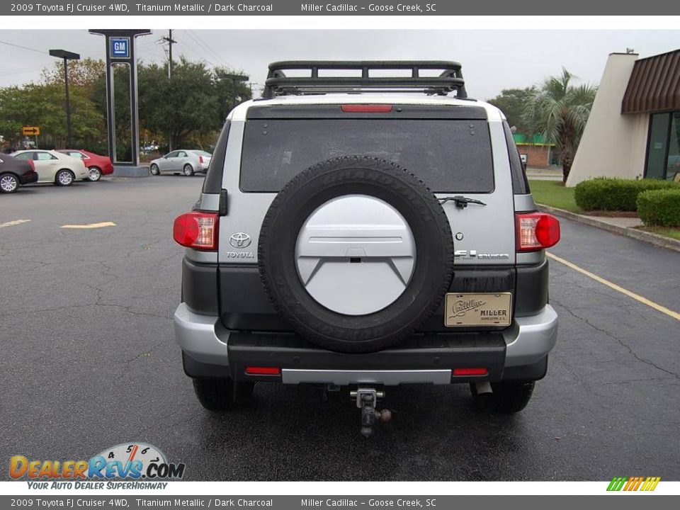 2009 Toyota FJ Cruiser 4WD Titanium Metallic / Dark Charcoal Photo #16
