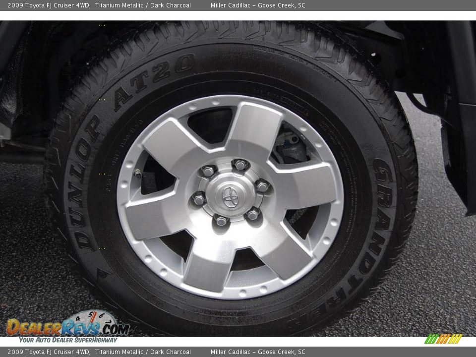 2009 Toyota FJ Cruiser 4WD Titanium Metallic / Dark Charcoal Photo #18