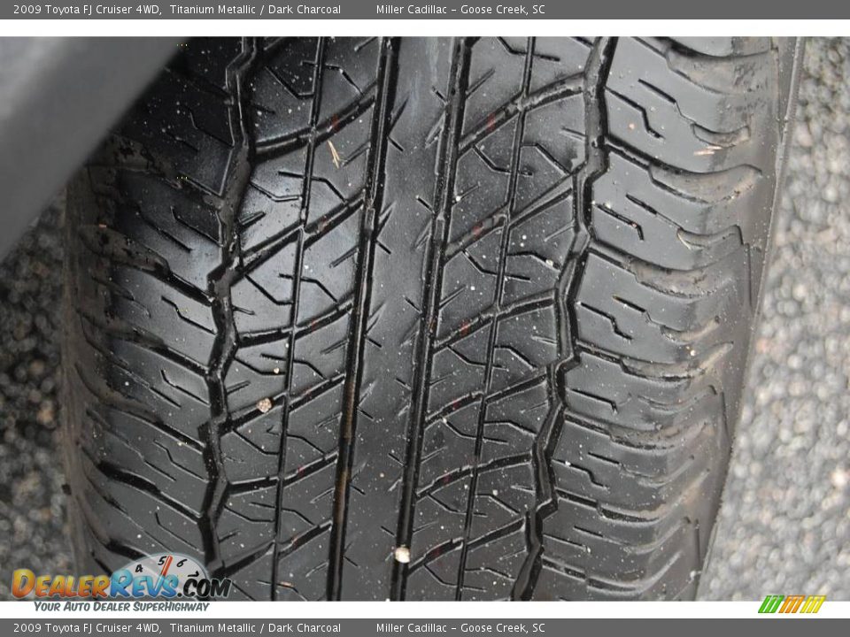 2009 Toyota FJ Cruiser 4WD Titanium Metallic / Dark Charcoal Photo #19